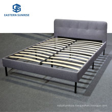 Bedroom Furniture Hotel Use Upholstered Bed Velvet Fabric Bed